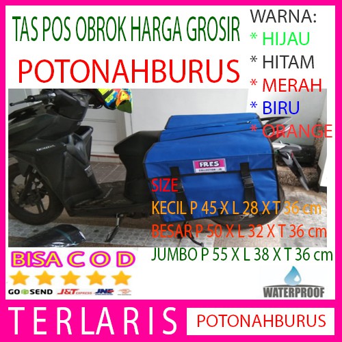 Ptb Tas Pos Tas Motor Tas Kurir Tas Obrok Merk Super Fresh Jumbo Tebal Shopee Indonesia