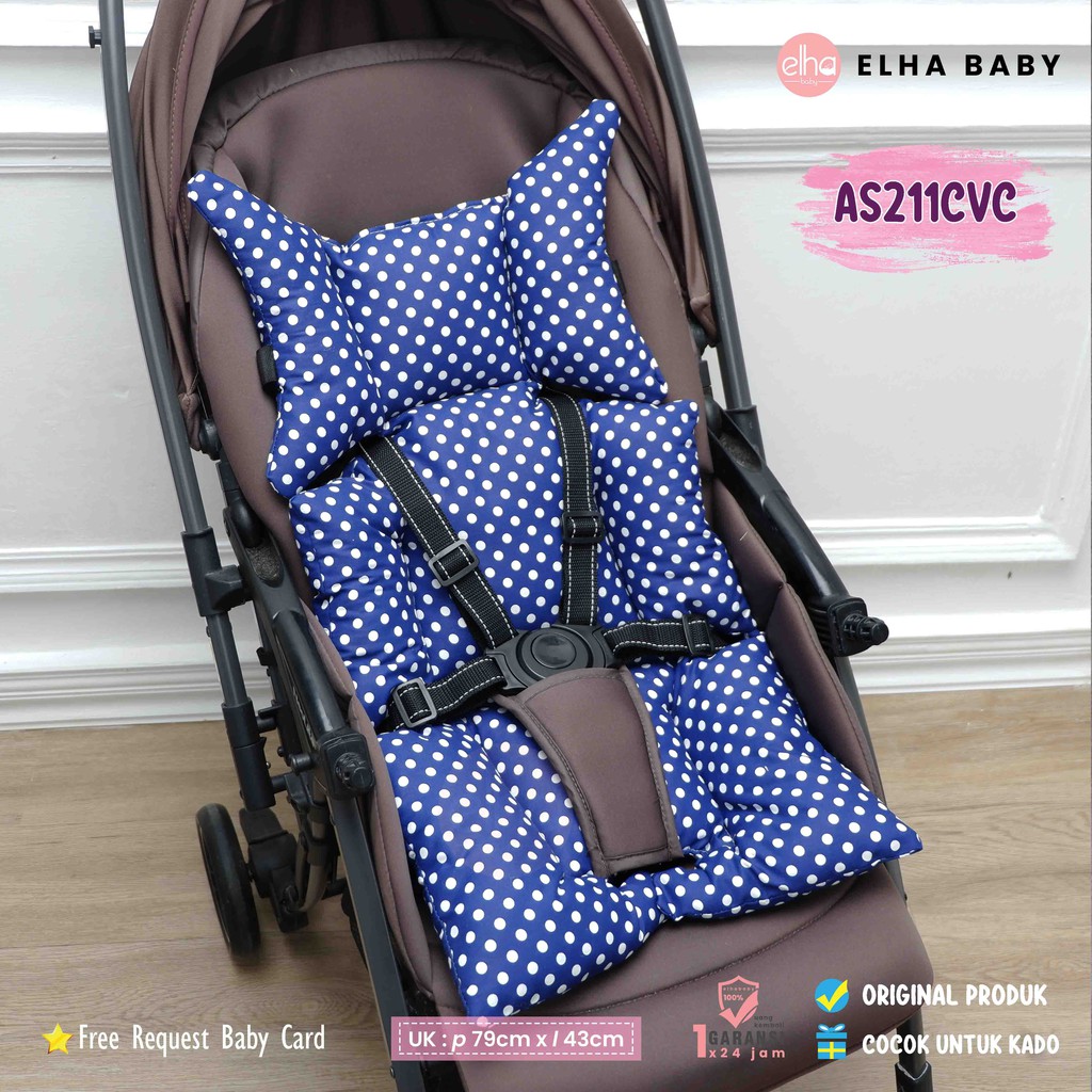 Alas Stroller Bayi Stroller Padd Car Seat Universal Kado Bayi Alas Stroller Portable