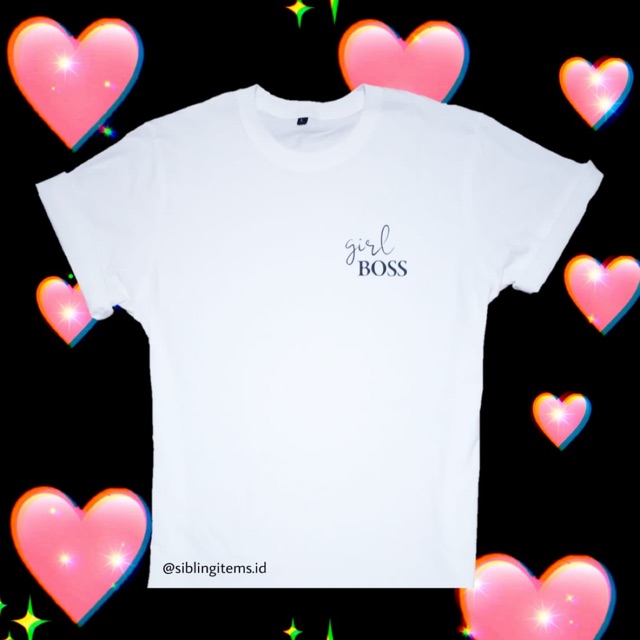 Kaos Tumblr Girl Boss/Kaos Aesthetic Girl Boss/Tshirt Tumblr Girl Boss