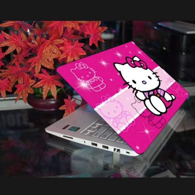 Meeratech Stiker Laptop Model Hello Kitty