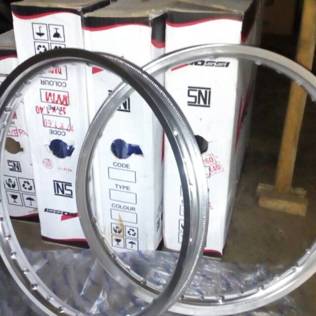Velg V rossi Ring 17 silver
