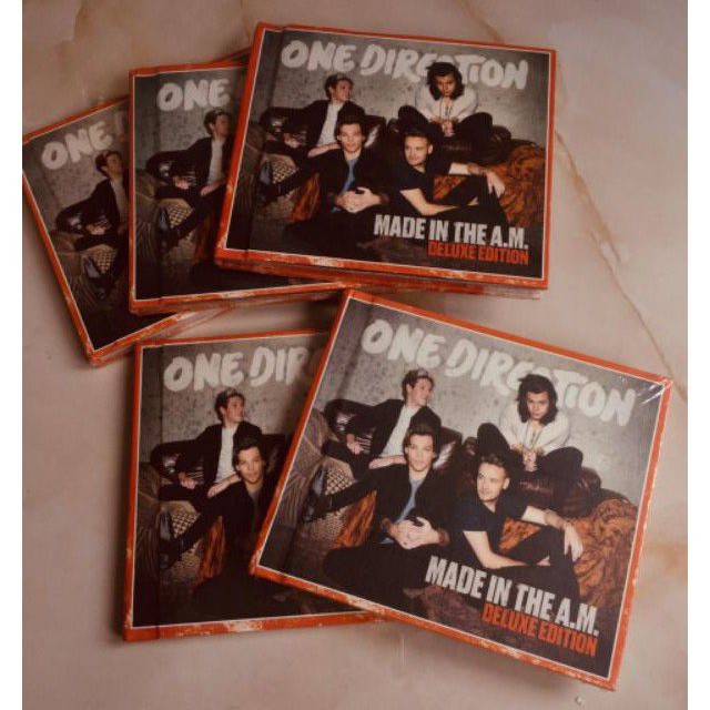 Cd one direction made in the a.m deluxe IMPORT edition baru segel