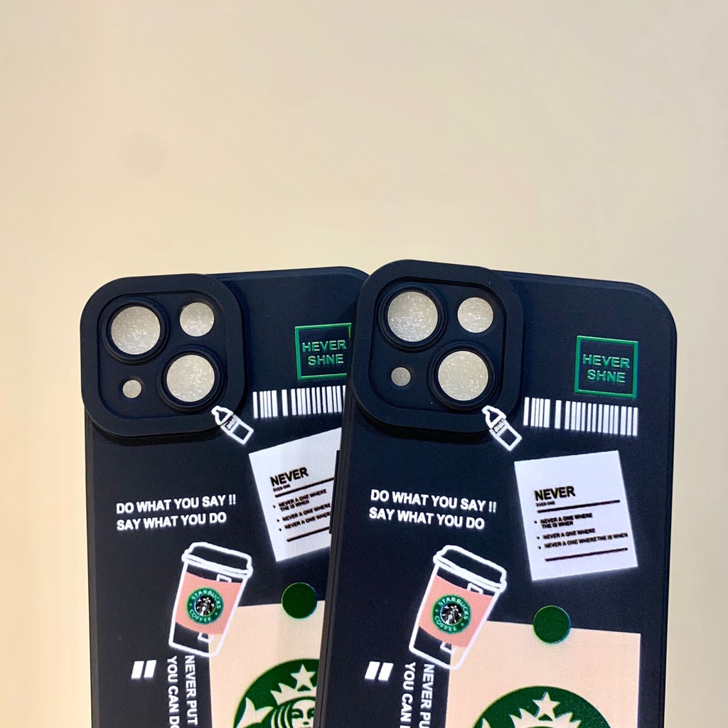 Softcase Starbucks Pro Camera For Oppo A5S A3S A9 2020 A15 A16 A53 A54 A95 Realme C11 C15 C25 C21Y C31 C35