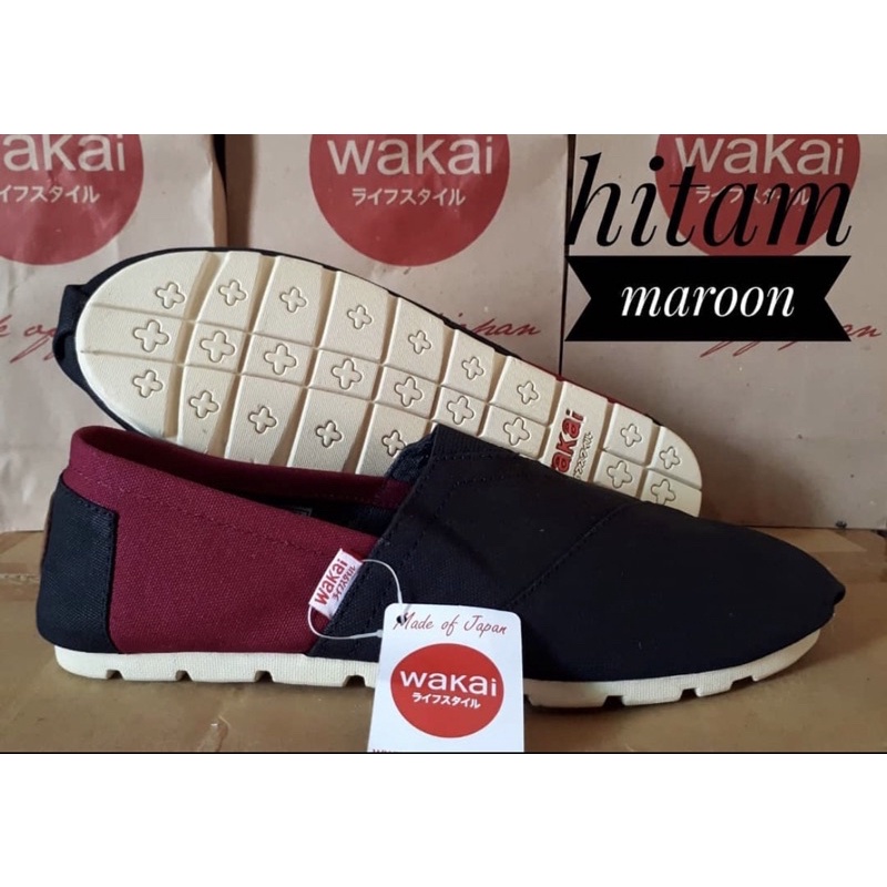 [ Size 36-43 ] Sepatu wakai label vietnam pria dan wanita terlengkap-Gb.2