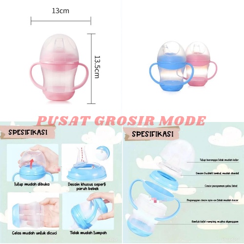 Botol Minum Bayi Spout Cup Baby Sippy Training Cup Gelas Anak BPA FREE PGM BD21