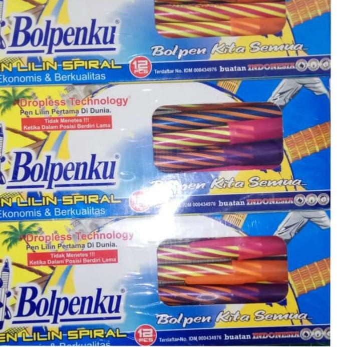 

『Special sale』 isi12 Bolpenku Lilin Spiral Tinta Hitam |Promo!!!|launching|New!