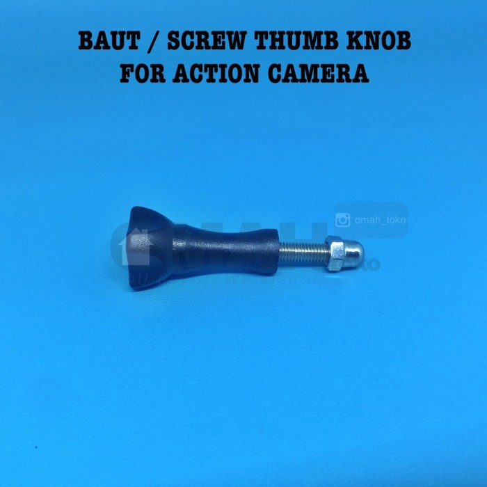 Baut Screw Mur Replacement Thumb Knob Xiaomi Yi Cam Sjcam GoPro BPro
