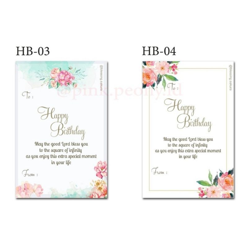

KARTU ULANG TAHUN / BIRTHDAY CARD, PER PACK