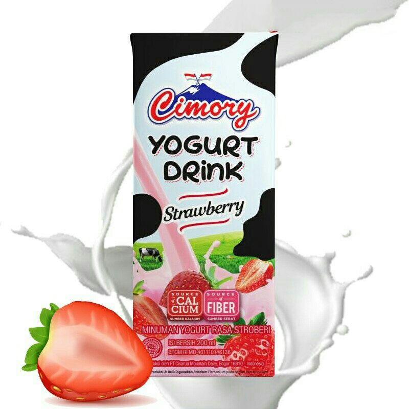 

Cimory Yogurt Drink 200ml Rasa Strawberry/Kotak