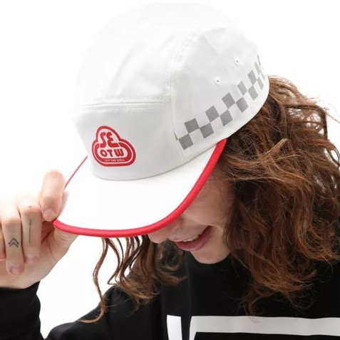 TOPI VANS OFF THE WALL | SE BIKES CAMPER HAT (SE BIKES) WHITE