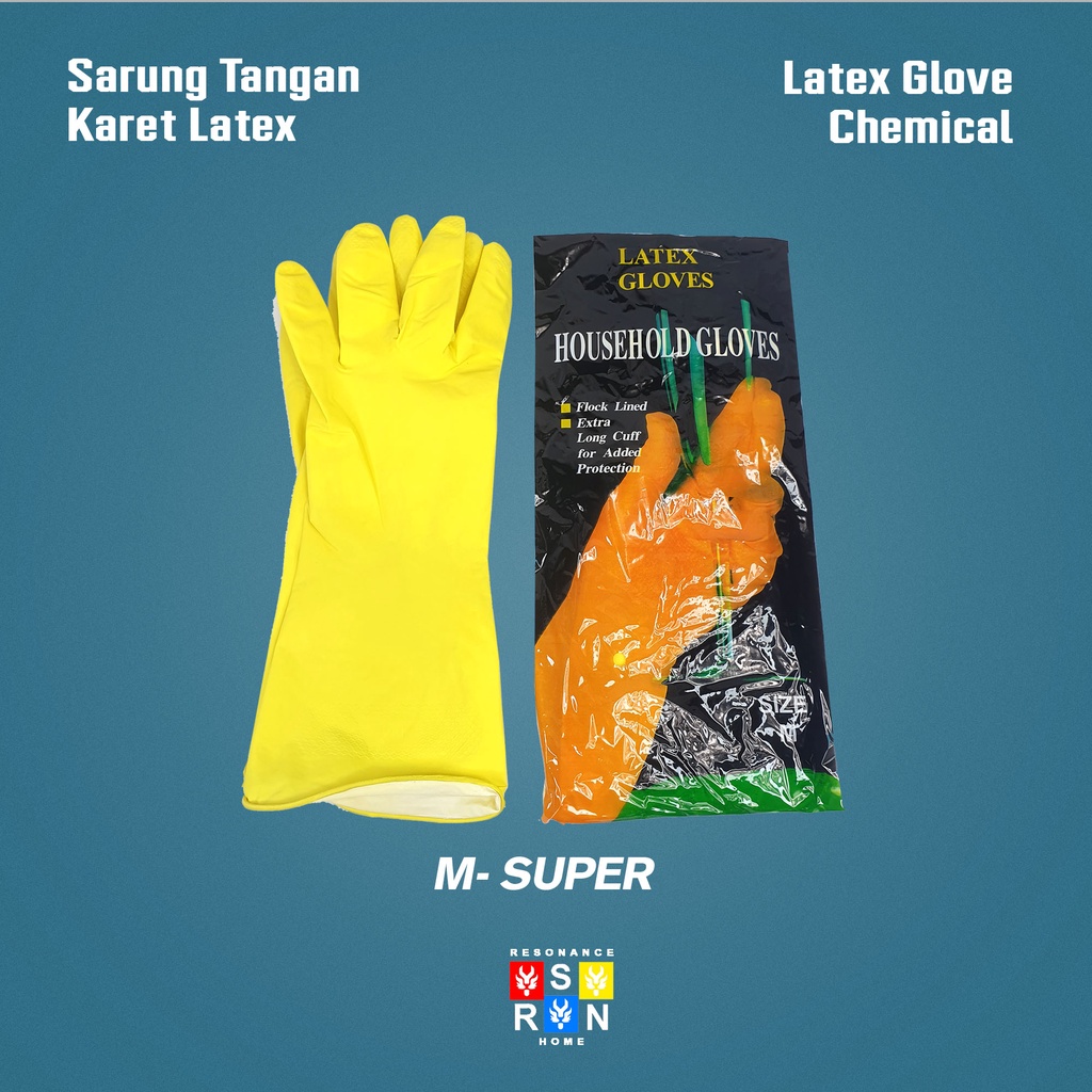 Sarung Tangan Latex Karet / Latex Hand Gloves Sarung Tangan Tukang Resonance Home