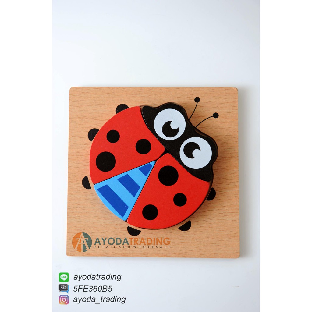Mainan Edukasi Early Learning Puzzle 3D Cute