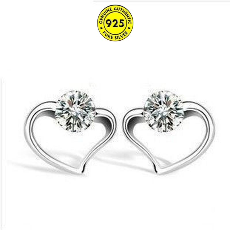 Anting Tusuk Sterling Silver 925 Anti Alergi Untuk Wanita