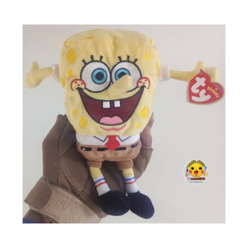 Boneka Spongebob Ori Ty Newtag (20cm)