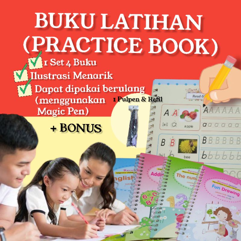SANK BOOK SANK MAGIC BOOK HIJAIYAH MAGIC BOOK BUKU LATIHAN MENULIS
