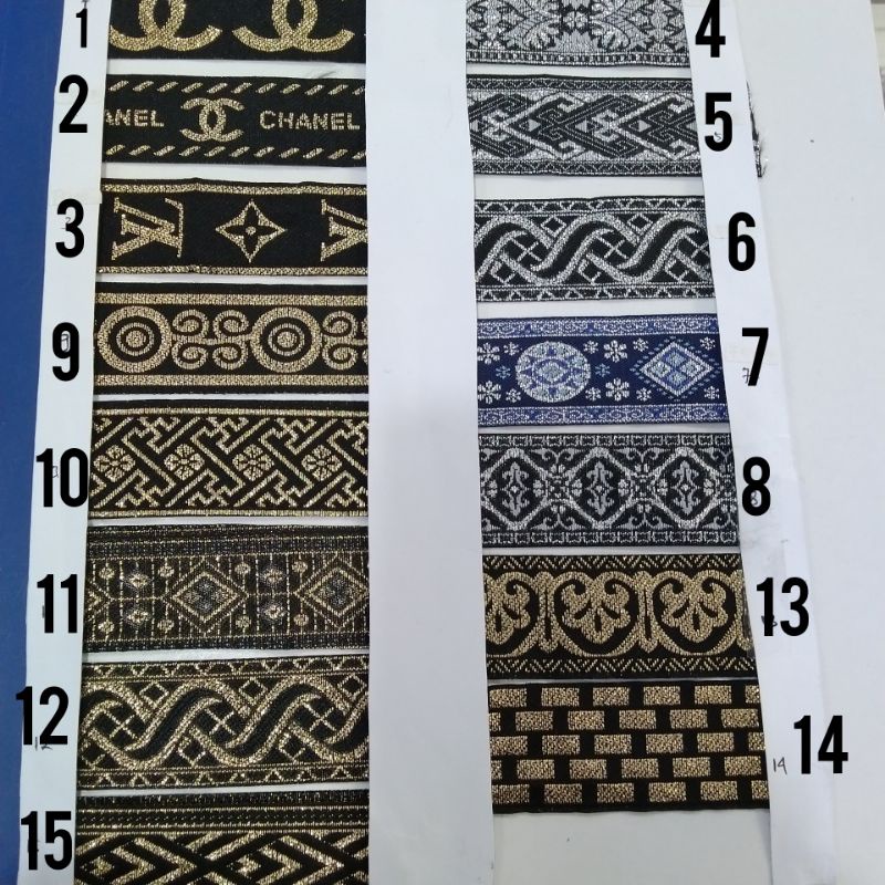 renda list emas | renda abaya | renda labirin | renda rollan