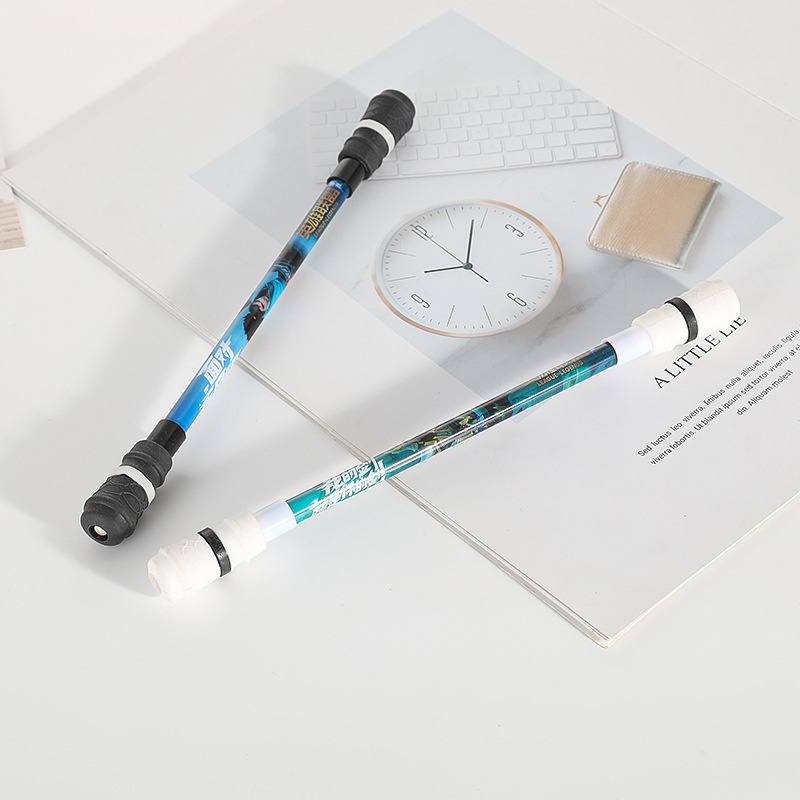 1pc Pulpen Dekompresi Desain Anime League of Legends Warna Acak Untuk Stationery Sekolah / Kantor