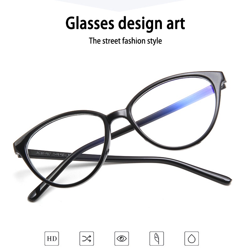 Kacamata Retro Terbaru Cat Eye Wanita/Pria  Kacamata hitam Fashion