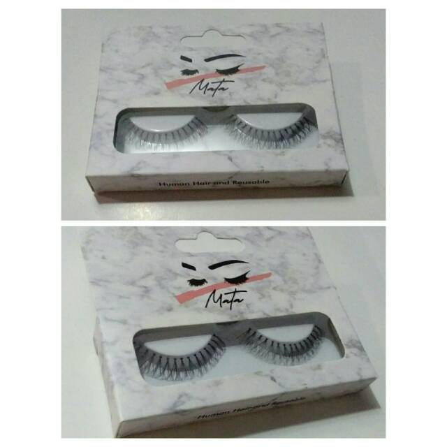 Dus Box Bulu Mata Hanger glossy  min.1000 pcs