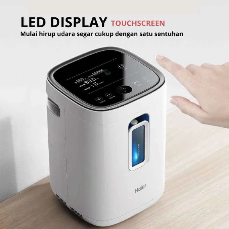 AKN88 - HAIER HA105W Upgrade Version - Mesin Penghasil Oksigen Murni Nebulizer