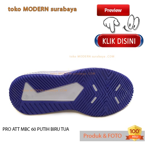 Sepatu pria olahraga sneakers kets PRO ATT MBC 60 PUTIH BIRU TUA