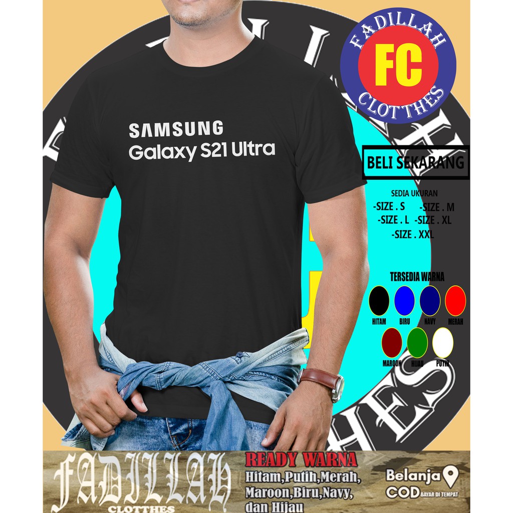 Kaos Baju Samsung Galaxy S21 Ultra Kaos Smartphone