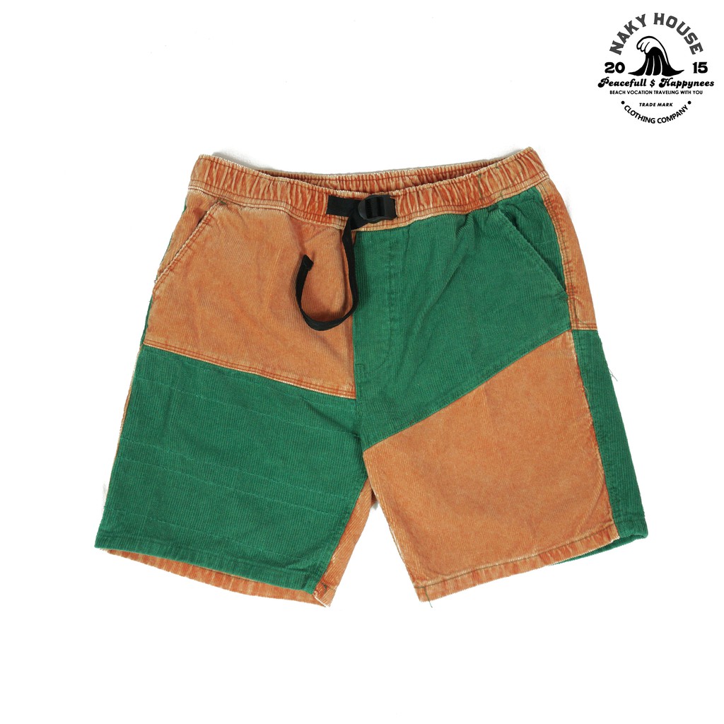Naky House Celana Pendek Corduroy Combi Warna
