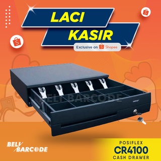 CASHDRAWER POSIFLEX CR4100 LACI KASIR BESAR WARNA HITAM