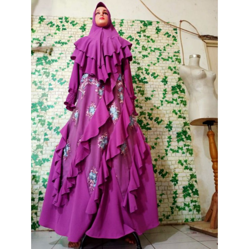 set gamis brukat.set himar gamis brukat.