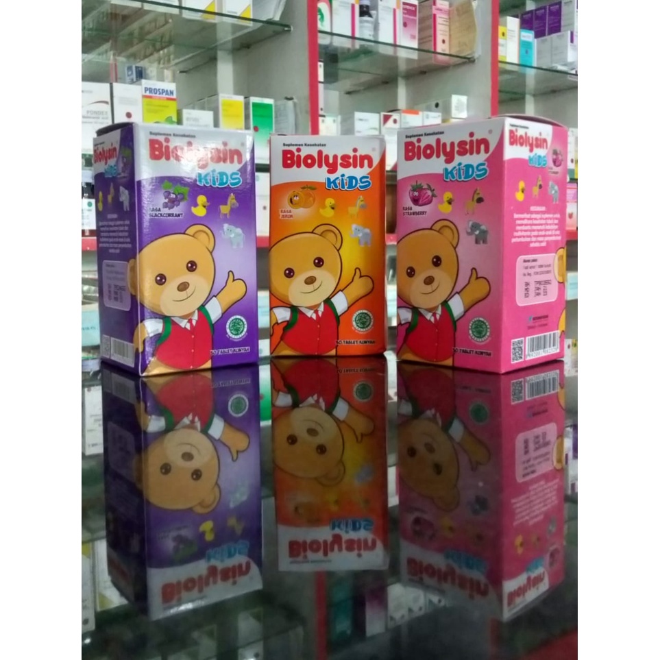 Biolysin kids - Multivitamin anak tablet Kunyah