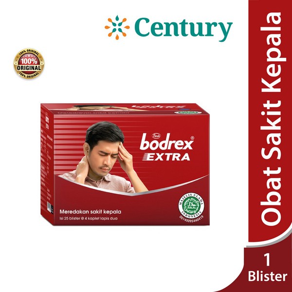 Bodrex Extra 1 Blister/Bodrex/Obat Pusing/Demam