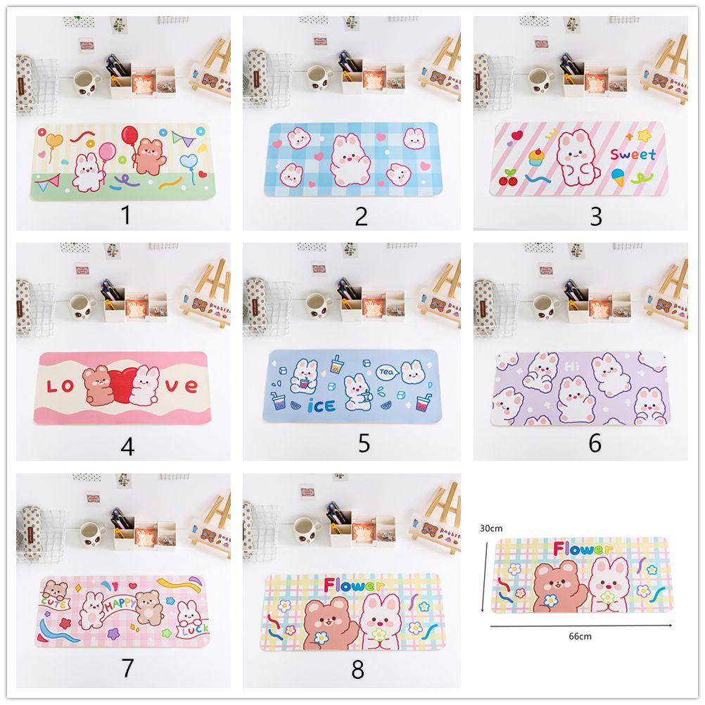Top Mouse Pad Lucu Untuk Anak Perempuan Cowok Dekorasi Rumah Ukuran Besar Antislip Gaming Mouse Mat Alas Cangkir