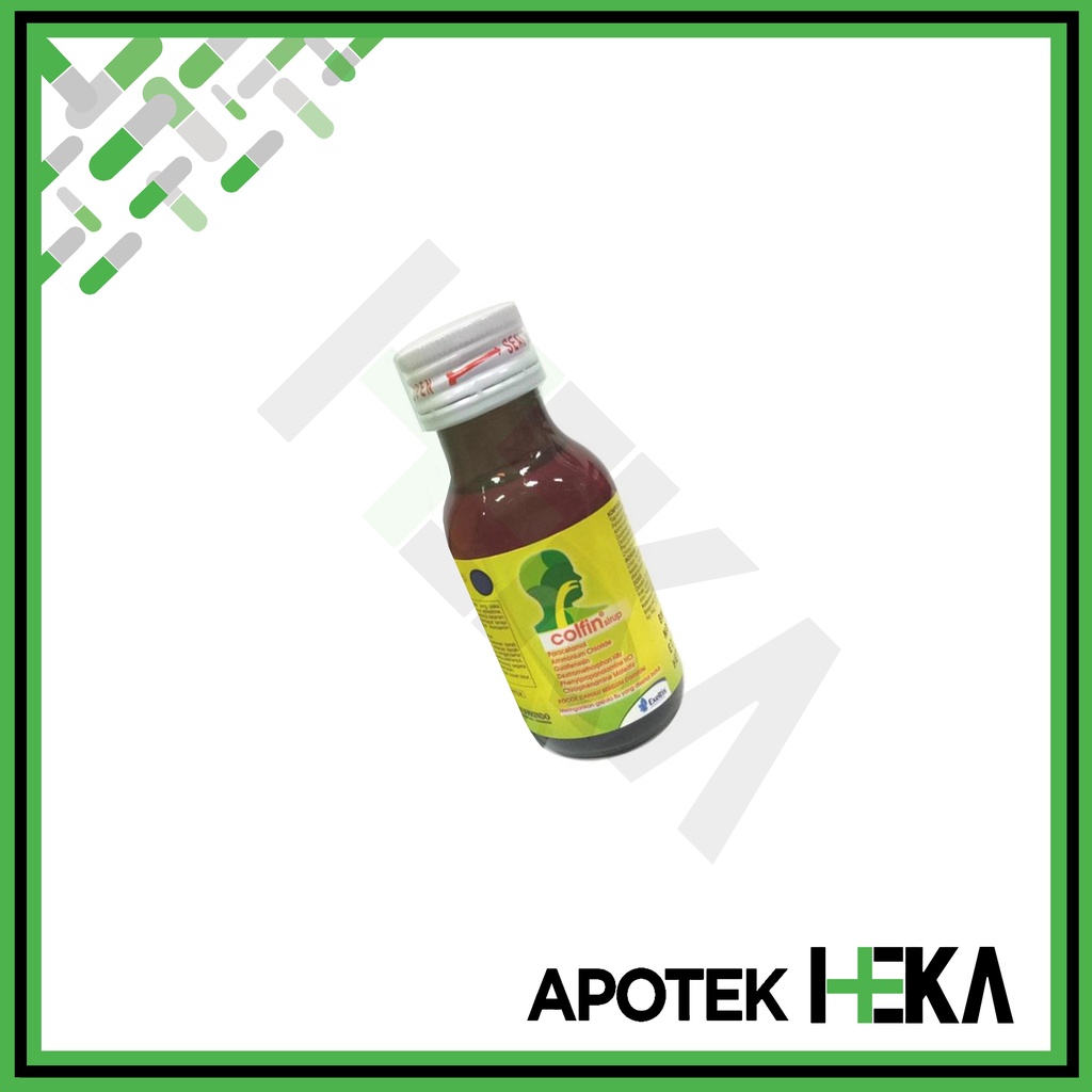 Colfin Sirup 60 ml - Sirup Meringankan Gejala Flu disertai Batuk (SEMARANG)