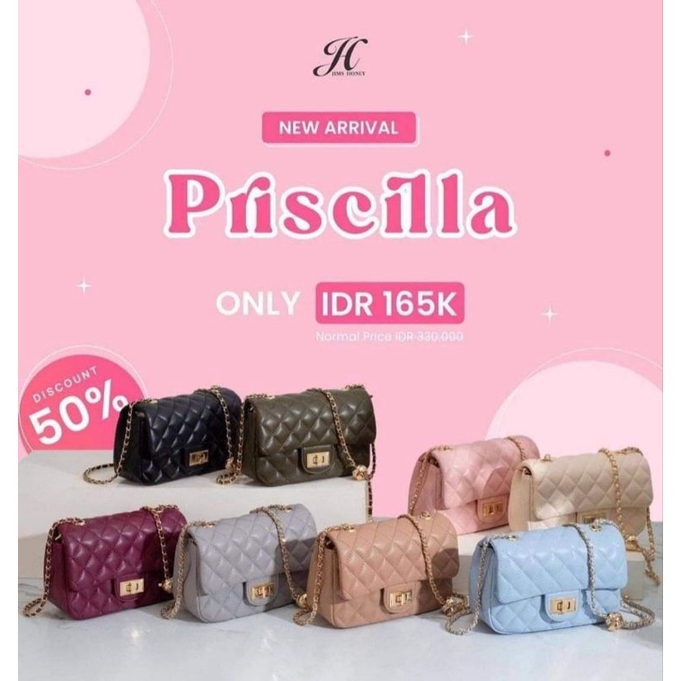 *PROMO APRIL* PRISCILLA BAG by JimsHoney Tas Selempang Tas Bahu Handbag