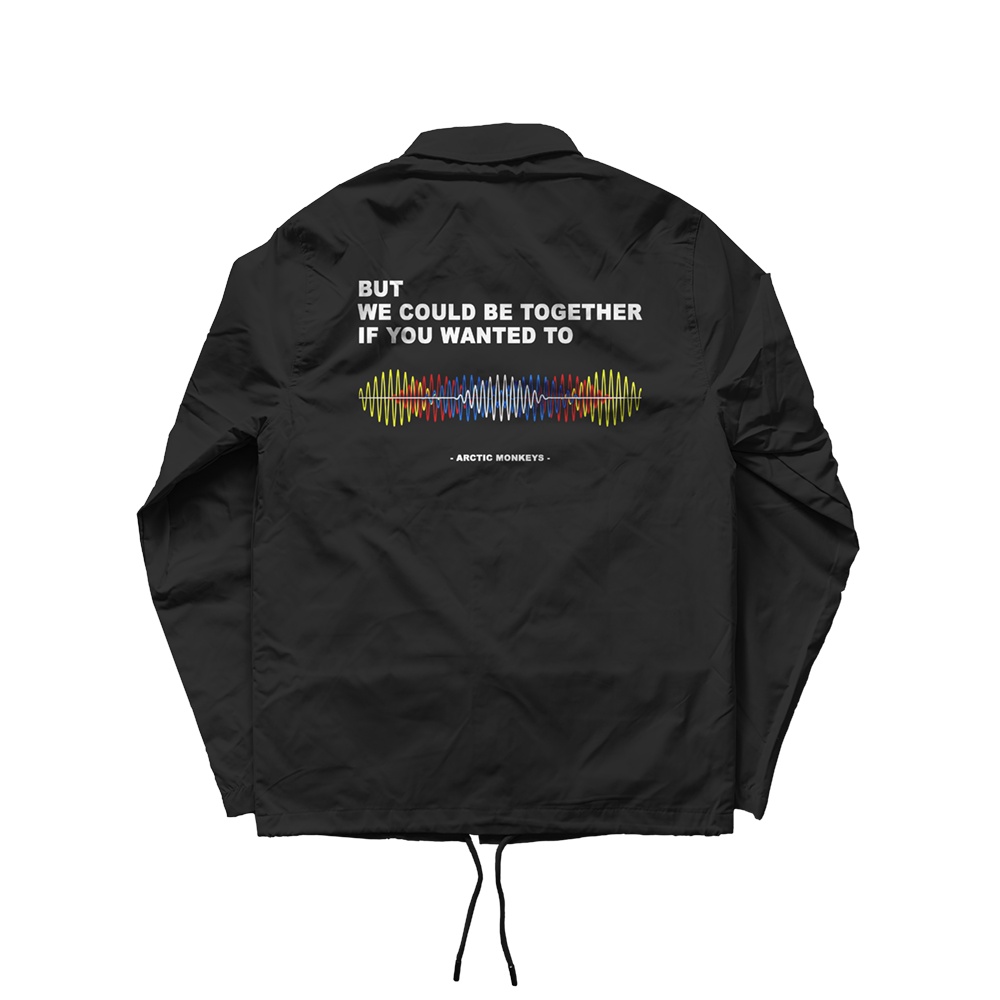 WINDBREAKER COACH JACKET BAND ARCTIC MONKEYS | JAKET PRIA WANITA BAHAN PARASUT WATERPROOF ANTI AIR