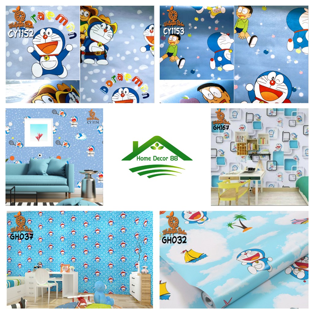  COD HOMEDEKOR8 WALLPAPER DINDING STICKER MOTIF  KARAKTER 