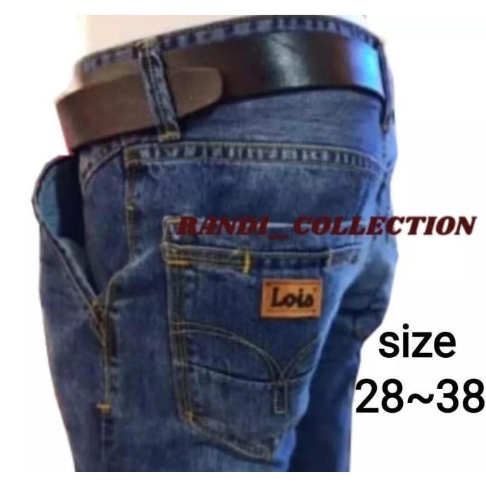 celana jeans panjang pria/ celana lois pria original standard reguller