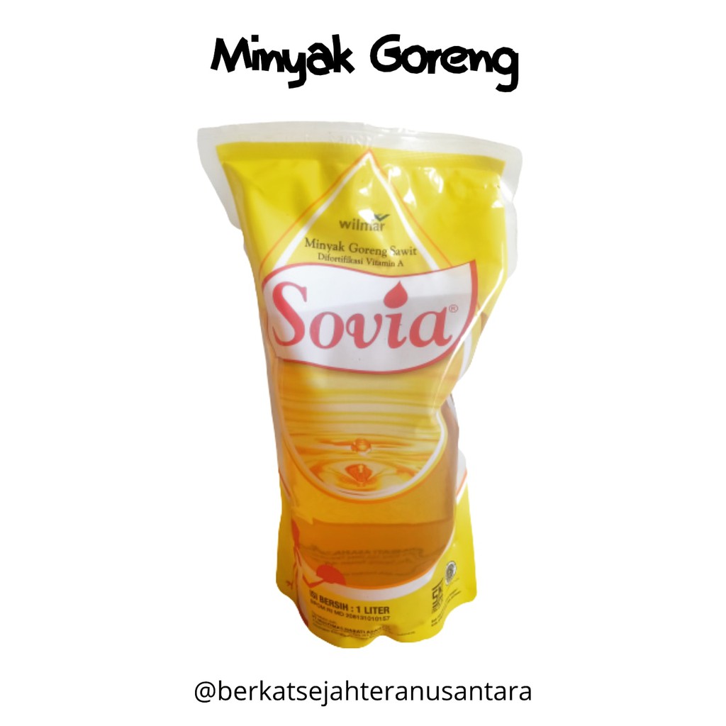 

Minyak Goreng Sovia // Kemasan 1 liter