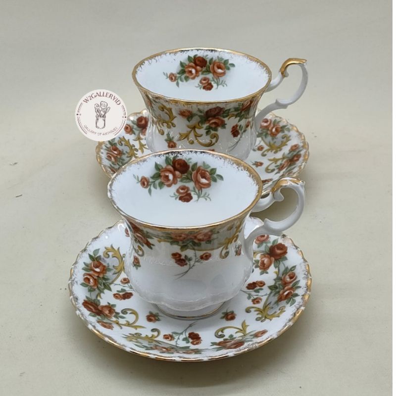 Tea cup Belinda by Royal Albert/coffe cup Royal Albert/cangkir set keramik england/