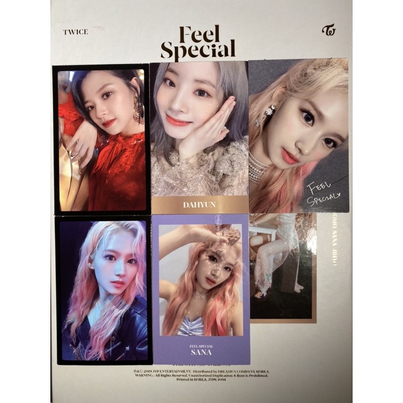 PC FEEL SPECIAL TWICE JEONGYEON DAHYUN SANA PHOTOCARD