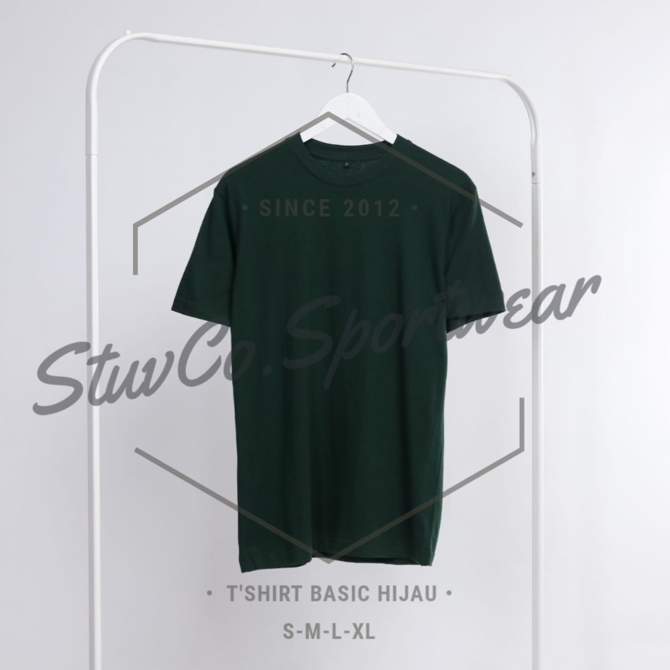 Download KAOS POLOS COTTON COMBED 30S LENGAN PENDEK HIJAU BOTOL GREEN FOREST FASHION BANDUNG | Shopee ...