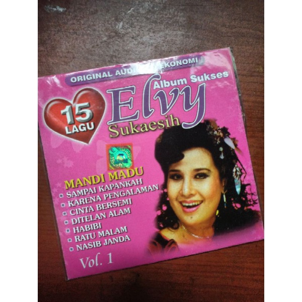 CD audio original dangdut Elvi Sukaesih prod.silogan masindotama