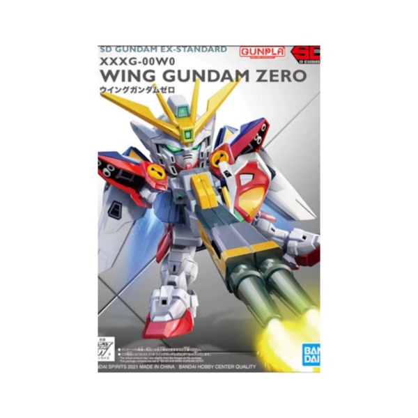 BANDAI WING GUNDAM ZERO XXXG 0W00 SD EX STANDARD GUNPLA MAINAN RAKITAN ROBOT PLASTIK GUNDAM HERO HER
