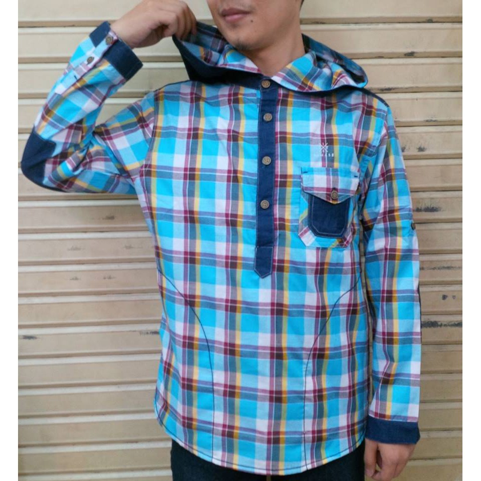 SAMASE KEMKO HOODIE 1136 / BIRU KUNING