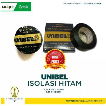 

Unibell unibel Isolasi Hitam Kecil 0,18 x 5/8" x 5 yard