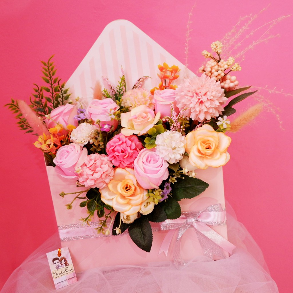 

Bunga Amplop Envelope Flower Artificial Murah Kado Hadiah Anniversary