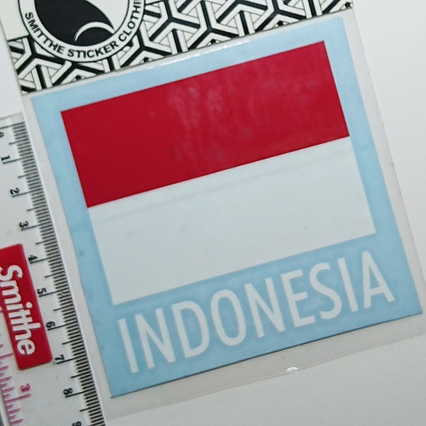 Stiker bendera Merah Putih Logo Indonesia 2W Cutting Sticker bahan Oracal 651