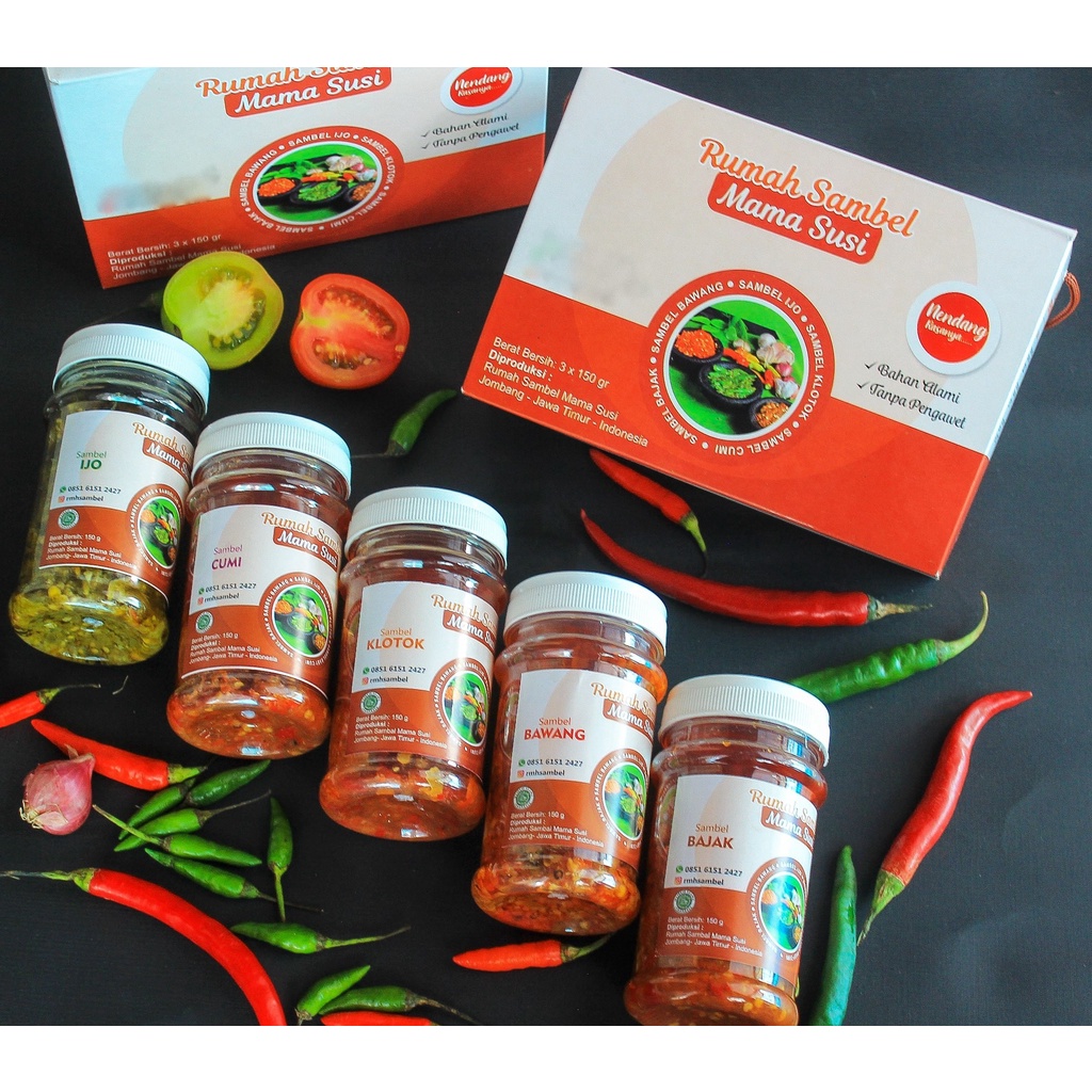 

Spesial Sambel Mama Susi | Sambel Bajak / Sambel Klotok / Sambel Cumi / Sambel Bawang / Sambel Ijo