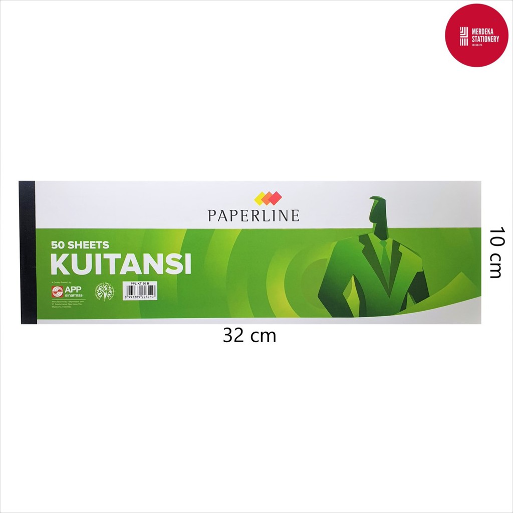 

Buku Kwitansi/Kuitansi Sidu/Paperline Besar 50 Sheets/Lembar KT50B 10x32 cm