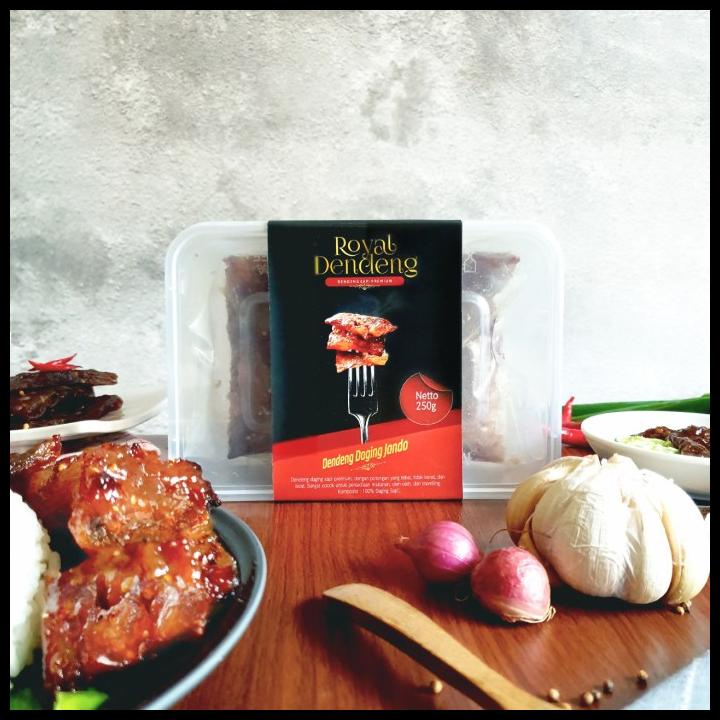 

Royal Dendeng Sapi Jando Premium (Dg Lemak) Enak Empuk Bergizi 250Gr